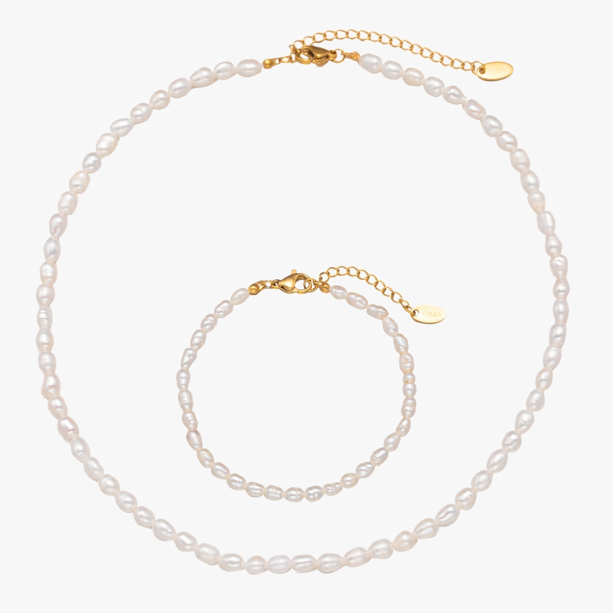 Setti makeanveden helmiä